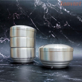 Chén Hàn Quốc có nắp Inox 304 cao cấp kích thước 10*6cm