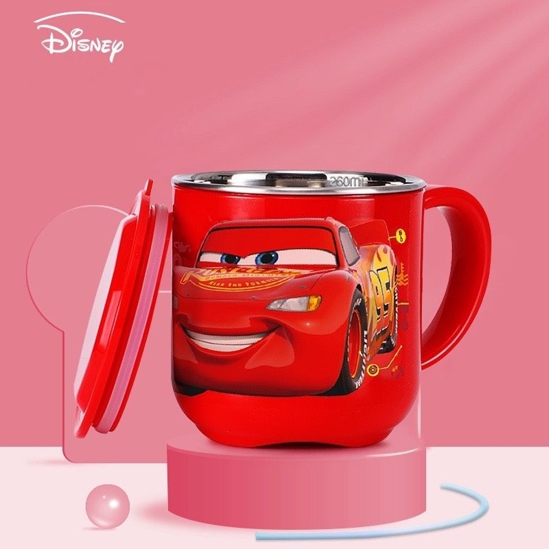Ly cốc Inox giữ nhiệt hãng DISNEY . hình hoạt hình [Ảnh thật, Hàng sẵn]