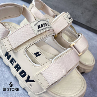 [ Giá Sock ]Giày Sandals Nerdy DOUBLE STRAP IVORY V2 BEIGE / KEM *Chính Hãng*