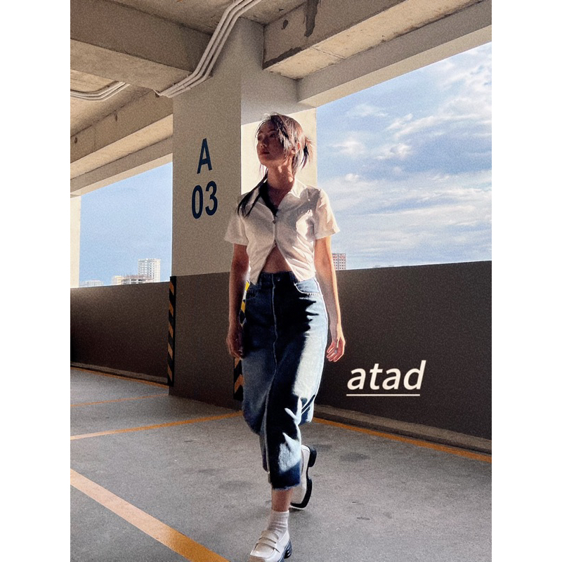 Áo Crotop Sơ Mi Tay Ngắn Khoá Kéo 2 Đầu