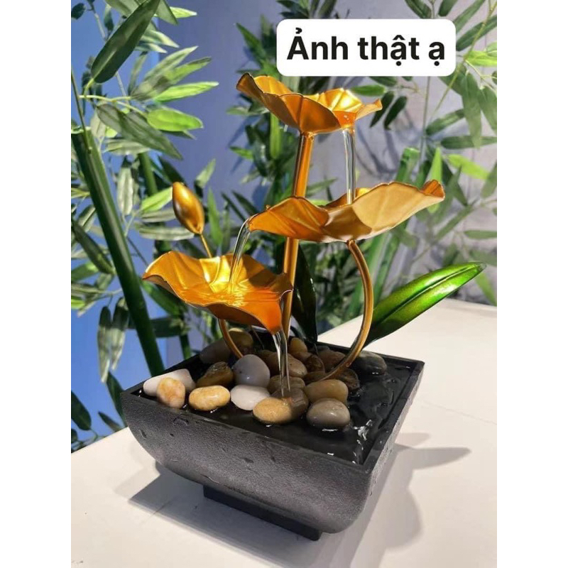 Thác Nước Phong Thuỷ Hoa Sen Giúp Gia Chủ May Mắn, Hút Tài Lộc