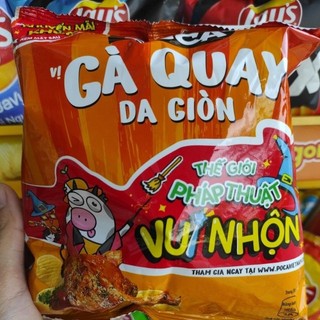 2 gói snack Poca vị gà quay da giòn gói 30g