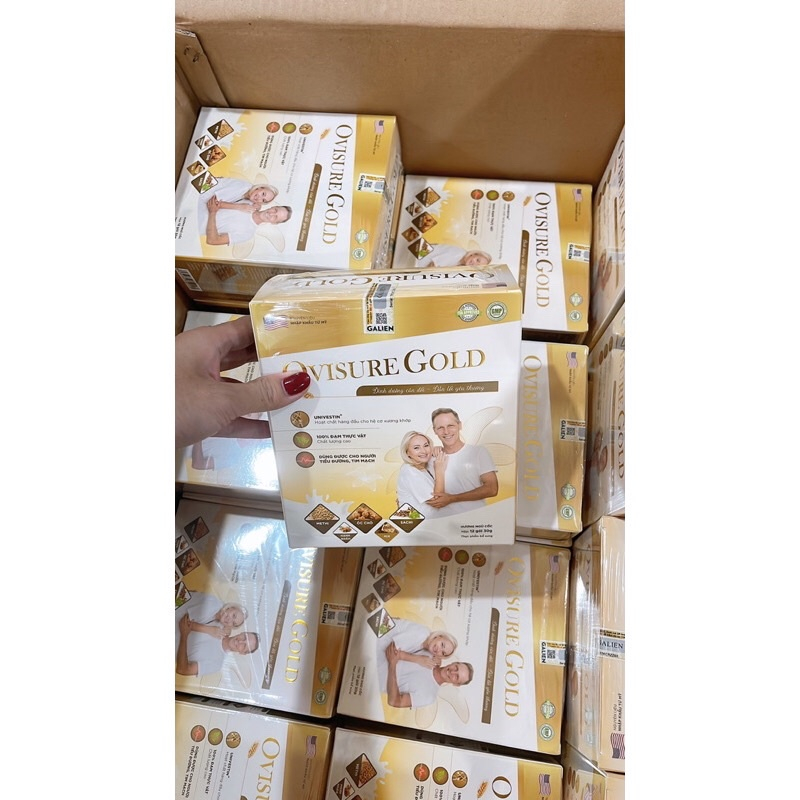 Sữa hạt xương khớp Ovisure gold giúp hỗ trợ xương khớp hộp 650g
