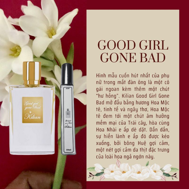 Nước hoa Good girl gone bad by Kilian