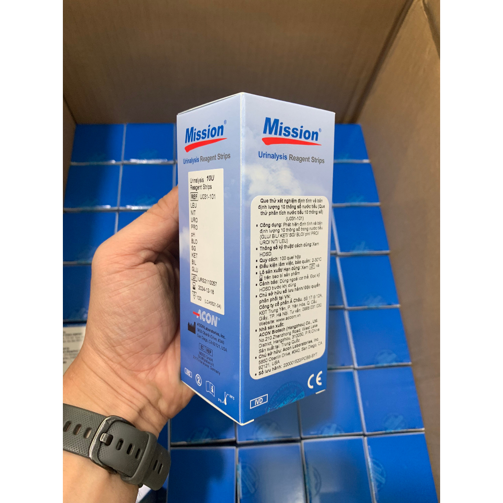 Que thử thử nước tiểu 10 thông số ACON Mission