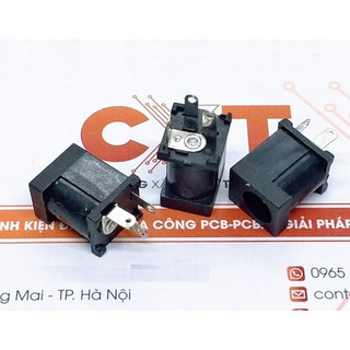 Jack nguon dc5521 cái 5.5x2.1mm - chân thẳng