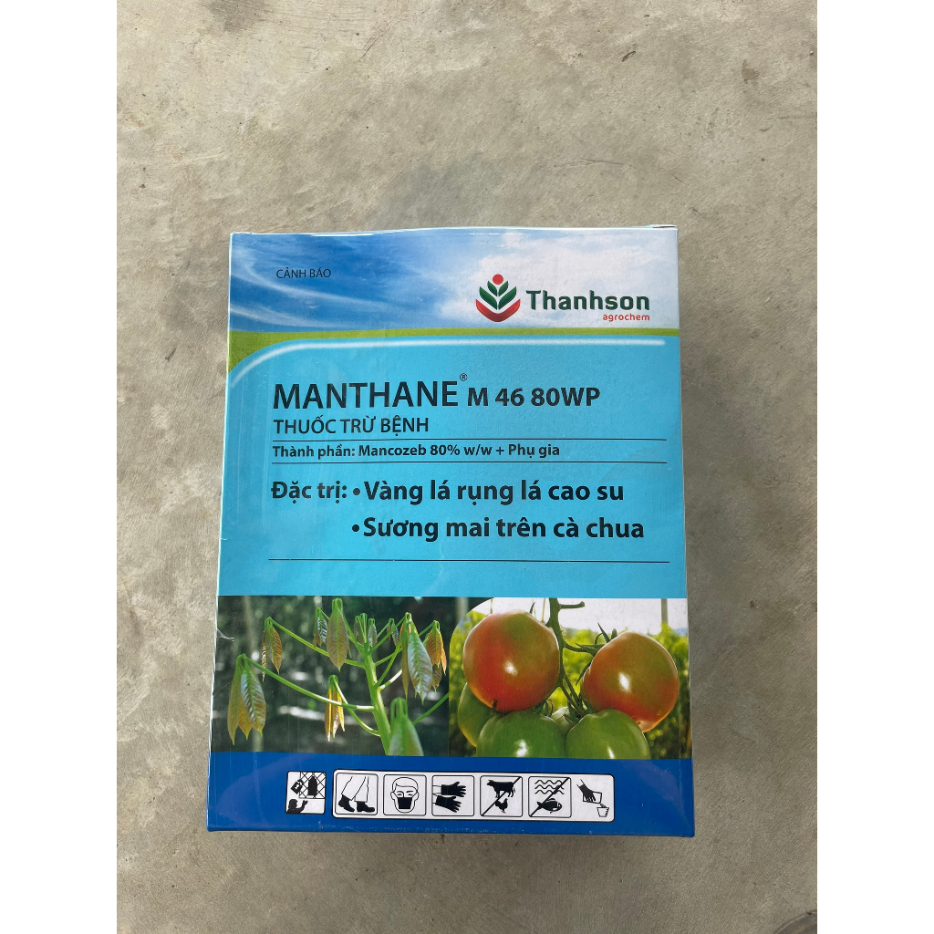 MANTHANE M 46 80WP (ManXanh Thanh Sơn) gói 1kg THUỐC TRỪ BỆNH SƯƠNG MAI – VÀNG LÁ RỤNG LÁ