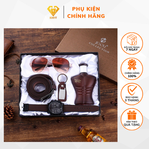 Quà lưu niệm - Hộp quà tặng sinh nhật thời trang cao cấp ( 5 sp )