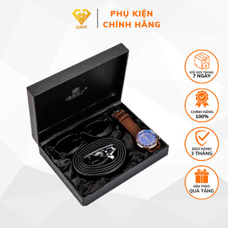 Combo quà tặng ( Đồng hồ - thắt lưng - kính ) - Hộp quà tặng sinh nhật thời trang cao cấp