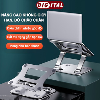 Giá đỡ tản nhiệt laptop Giá đỡ máy tính xách tay bằng hợp kim nhôm có quạt có thể điều-Tương thích với bất kỳ sản phẩm