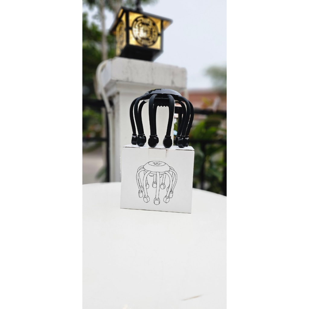 Máy massage đầu NT06 thiết kế 14 điểm mát xa được phân bố trên đỉnh đầu và xung quanh đầu với nhiều cải tiến