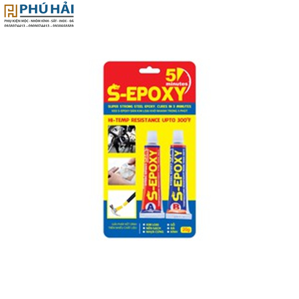 Keo AB vỉ rồng vàng S-EPOXY