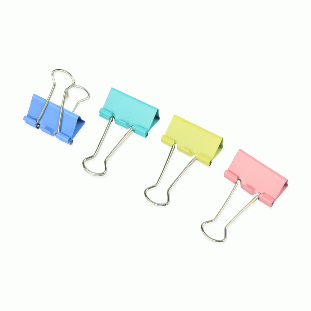Kẹp màu, kẹp bướm tài liệu 15mm-51mm
