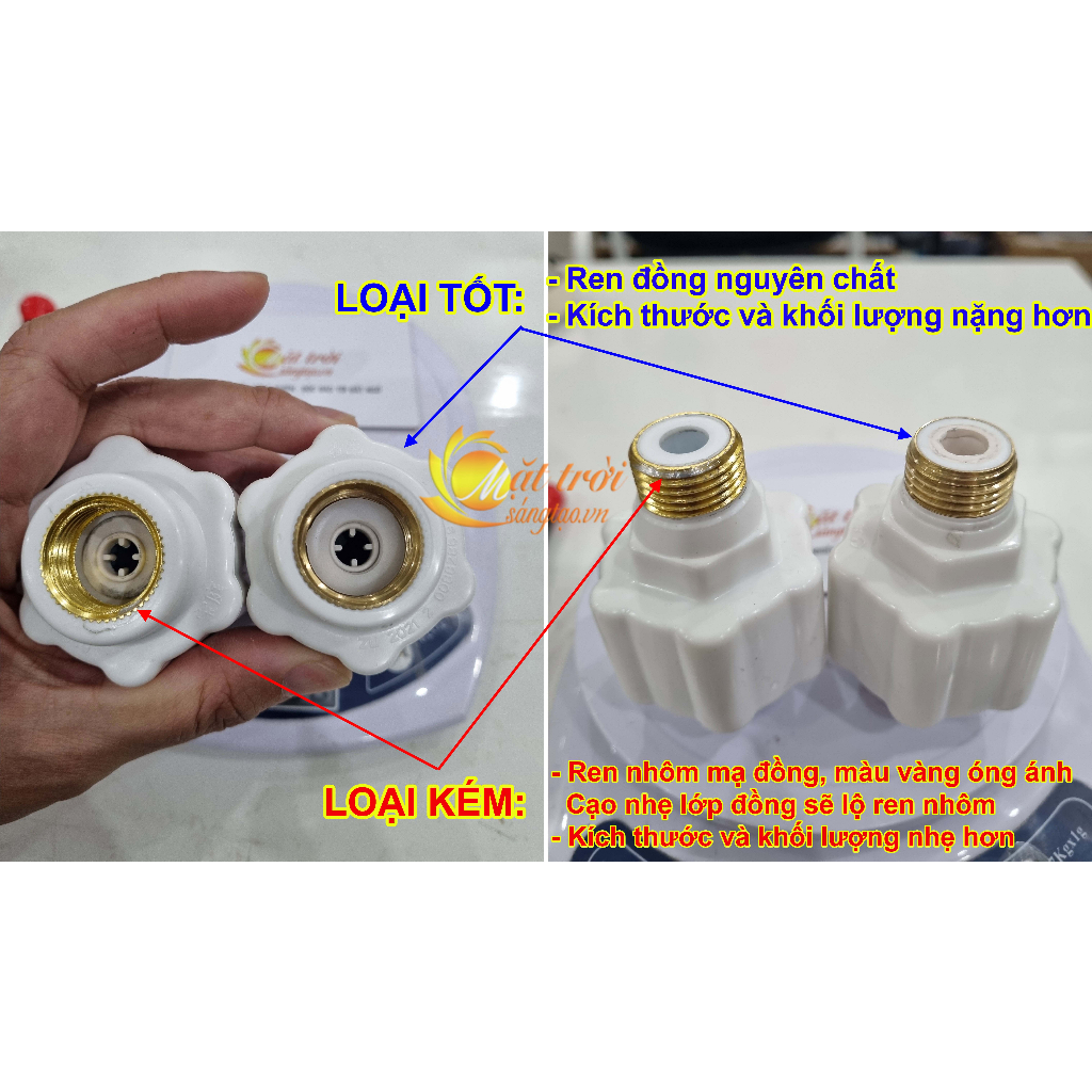 Van chống giật bình nóng lạnh