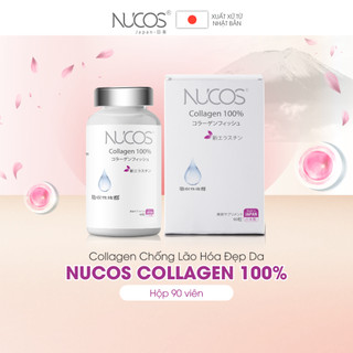 Viên uống đẹp da NUCOS Collagen 100% giúp da tươi trẻ, săn chắc, giảm nếp nhăn 90 viên/hộp