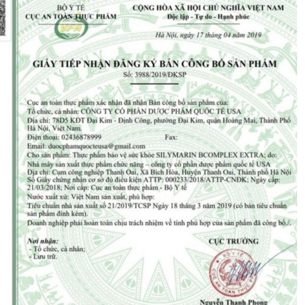 Viên uống GIẢI ĐỘC GAN SYLIMARIN - Hộp 100 viên