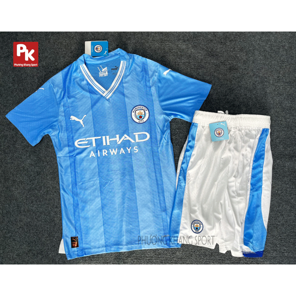Bộ cao cấp Man City sân nhà 2023 - Player Thai Lan
