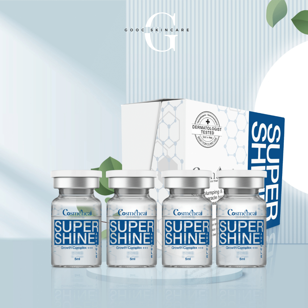 Serum Tế bào gốc Căng Bóng da cosmeheal Super Shine Ampoule Hàn Quốc