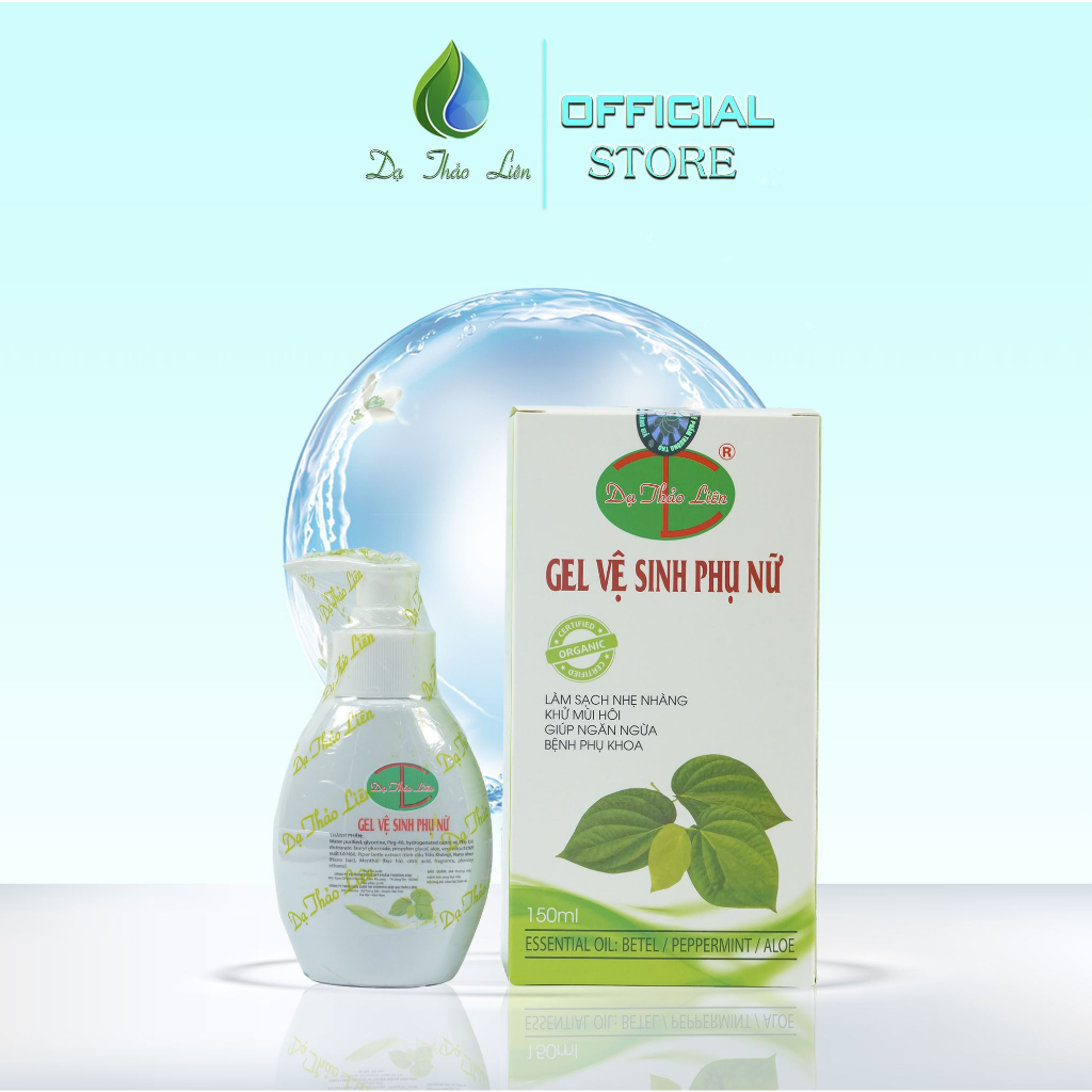 Gel Vệ Sinh Phụ Nữ Dạ Thảo Liên 100% Thảo Dược Thiên Nhiên 150ml | 100% Natural Herbal Feminine Hygiene Gel 150ml