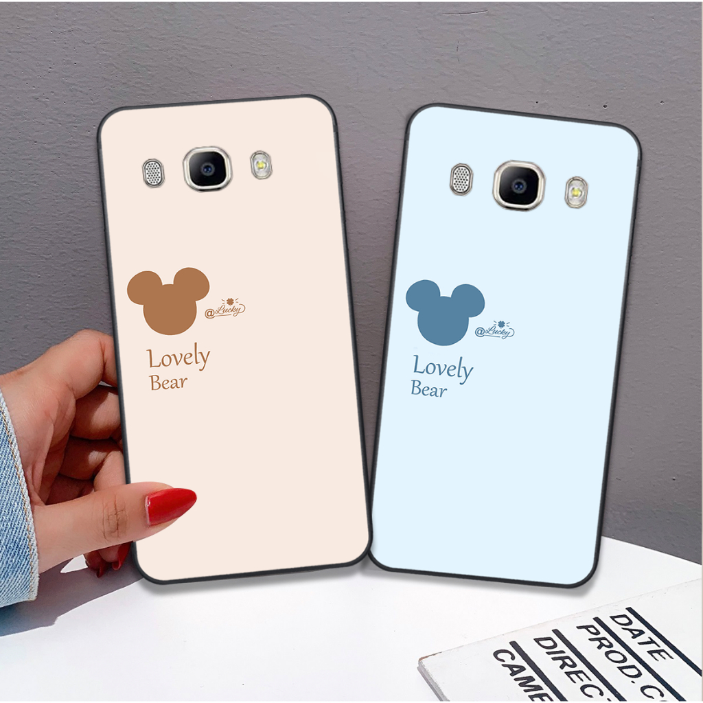 Ốp Samsung J3 2016 / J7 2016 / J5 2016 in hình caro gấu bae đẹp phong cách