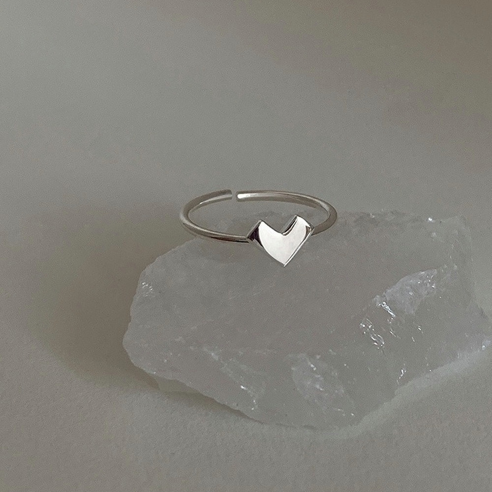 🍒🍒CHERRYKOKO Set 2 Nhẫn Thiết Kế Đơn Giản Thời Trang Tinh Tế Cho Nữ