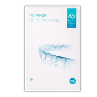 Viên sủi vệ sinh khay niềng răng trong suốt, hàm giả, Invisalign