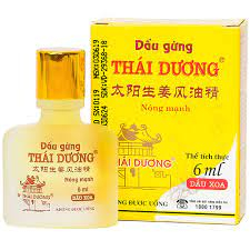 DẦU GỪNG - Dầu Phong Thấp Gừng Thái Dương - Thông kinh hoạt lạc 6ml - 24ml CHÍNH HÃNG 100%