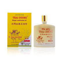 DẦU GỪNG - Dầu Phong Thấp Gừng Thái Dương - Thông kinh hoạt lạc 6ml - 24ml CHÍNH HÃNG 100%