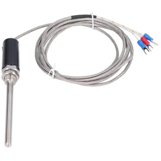 Cảm biến nhiệt độ PT100, đầu dò phi 7 dài 100mm/200mm/300mm dây dài 2m cảm biến nhiệt độ -50 ~ 420°C