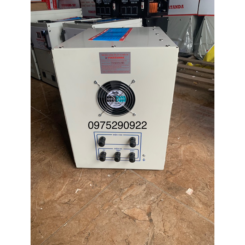 Biến áp cách ly 7,5kva dây đồng