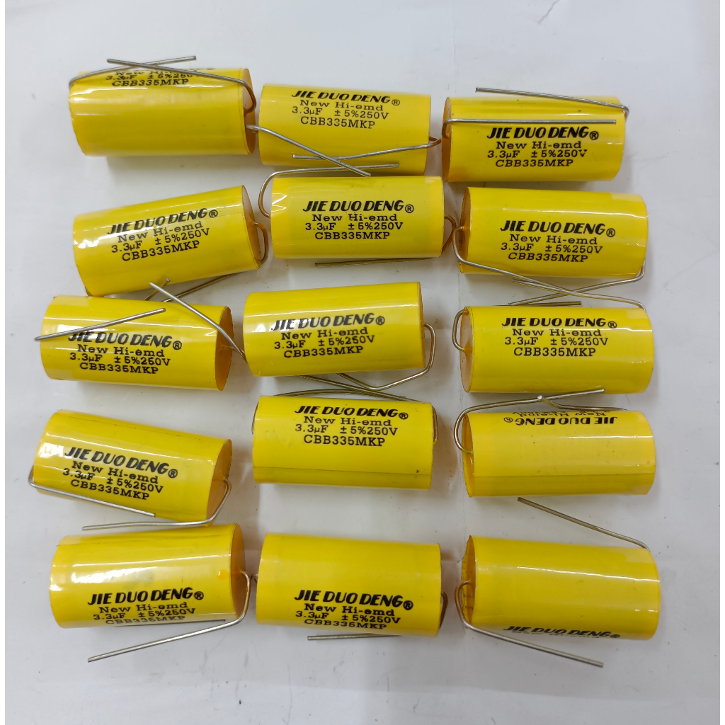 Combo 10 Tụ Loa Không Phân Cực ( 3.3mF/250V Vàng )