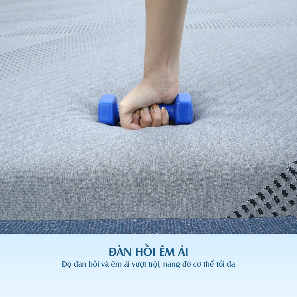 Nệm Foam Massage Hoạt Tính Vạn Xuân Ivy Luminous Êm Ái Mềm Mại Đàn Hồi Tốt, Massage Cơ Thể Nhẹ Nhàng, Thoải Mái