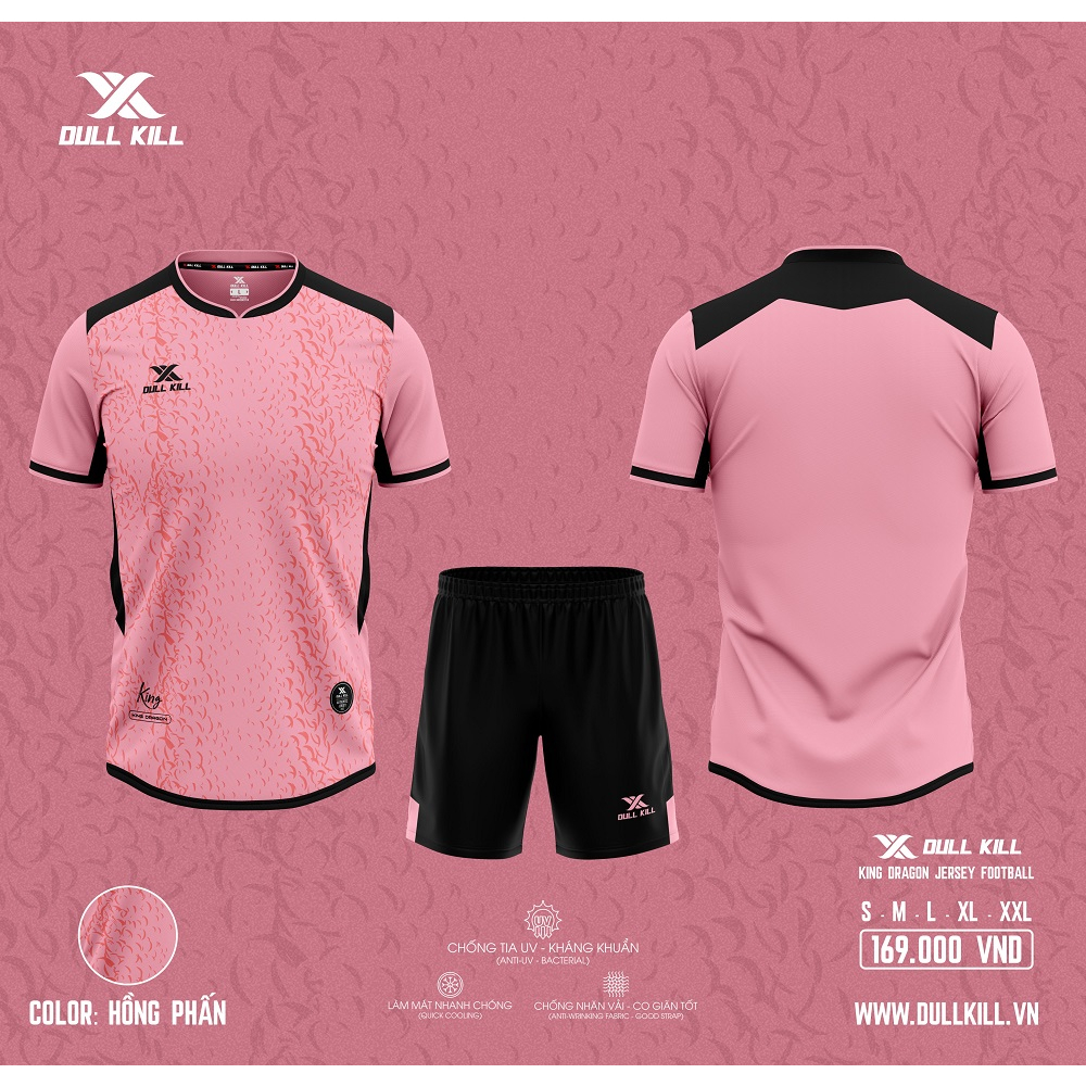 Áo Bóng Đá Dullkill King Chất Vải Thoáng Mát, Thấm Hút Mồ Hôi Tốt