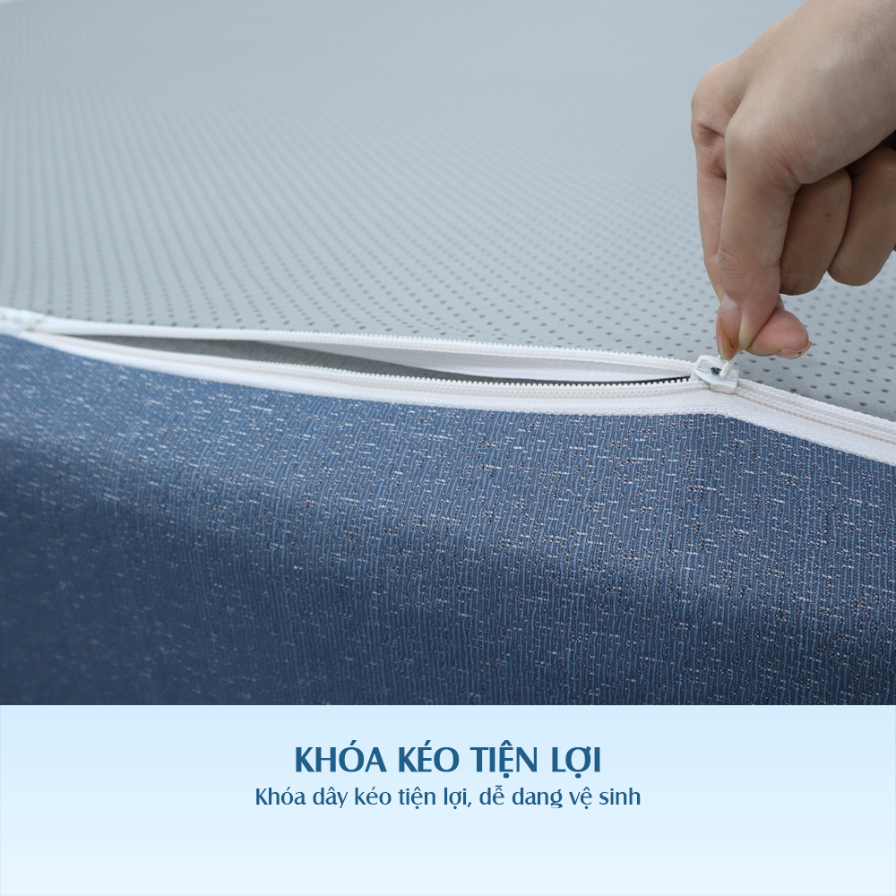 Nệm Foam Massage Hoạt Tính Vạn Xuân Ivy Luminous Êm Ái Mềm Mại Đàn Hồi Tốt, Massage Cơ Thể Nhẹ Nhàng, Thoải Mái