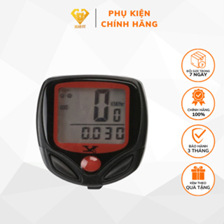 Hình ảnh đồng hồ đo tốc độ có dây cho xe đạp thể thao siêu bền chống nước chạy chính xác DH02 chính hãng
