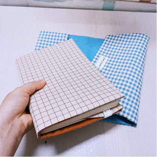Bọc sách vải, bọc sổ vải caro cho a6 a5 và b5