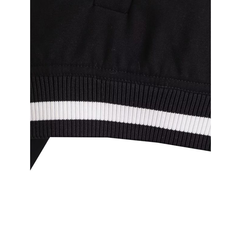 Áo khoác bomber bóng chày nữ phong cách Âu Mỹ 2023