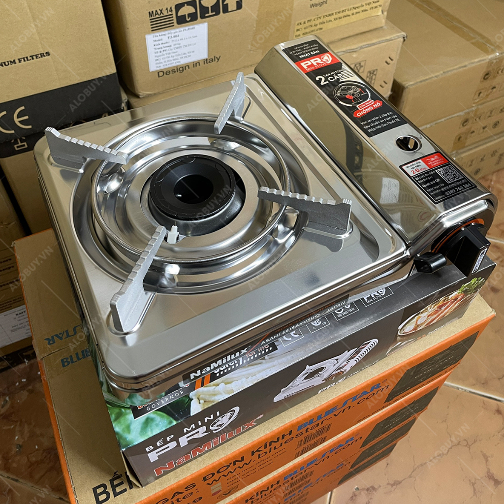Bếp gas du lịch inox NAMILUX NA-1921AS/ 2021AS