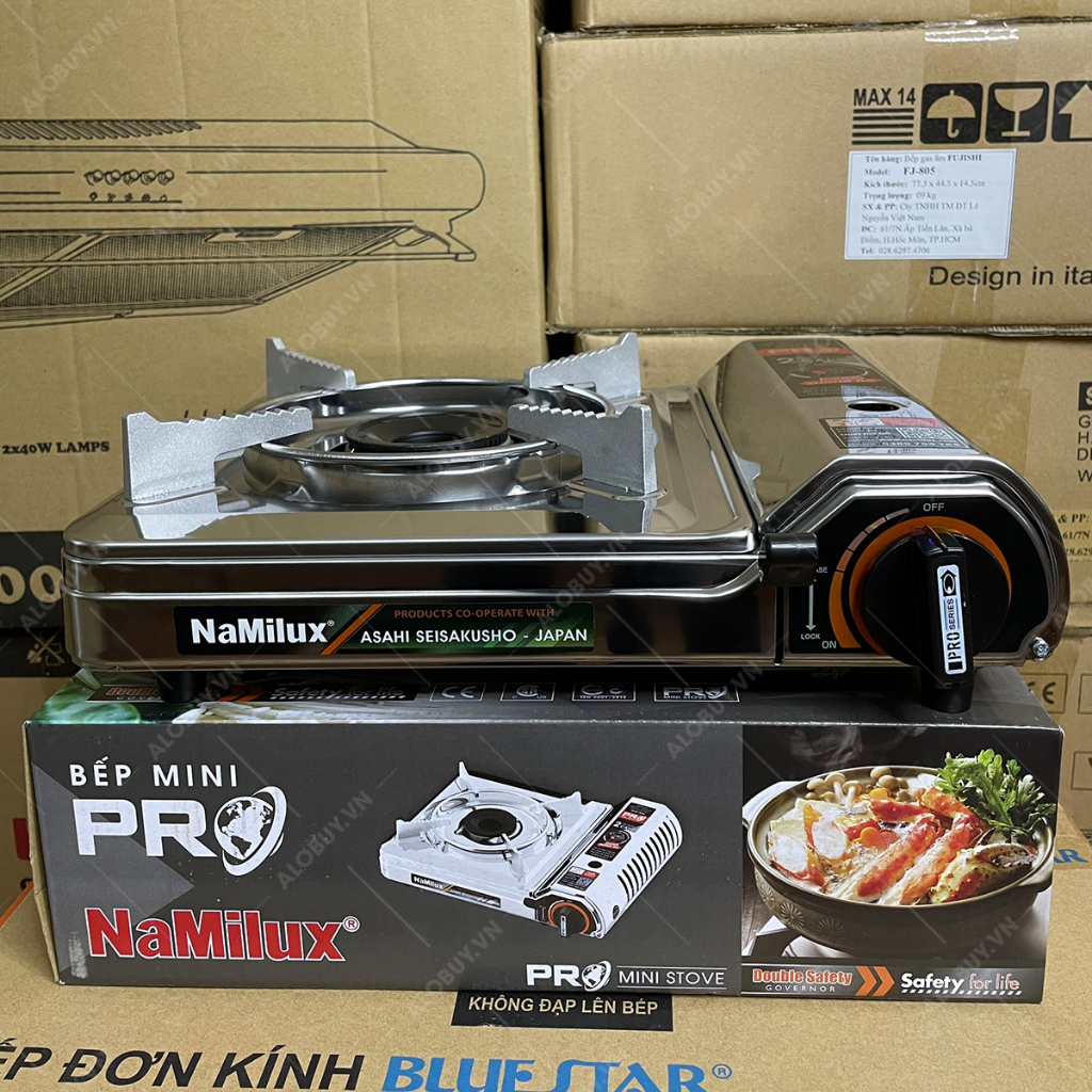 Bếp gas du lịch inox NAMILUX NA-1921AS/ 2021AS