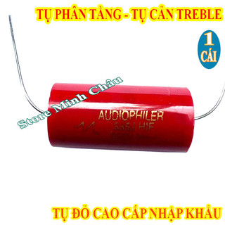 1 tụ chống cháy loa treble 3.3mf 250v đỏ nhập khẩu - tụ phân tần trép - giá 1 chiếc