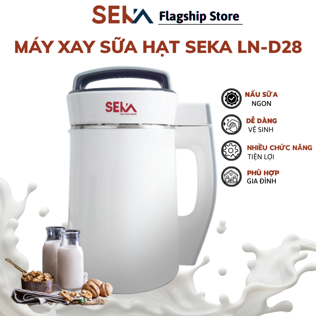 Máy Xay Sữa Hạt Seka LN-D28 1.8L