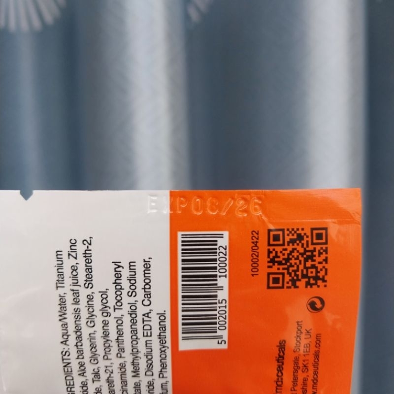 Mẫu  Thử KEM CHỐNG NẮNG MD:CEUTICALS 3D MOISTURIZING SUNSCREEN PROTECTION SPF 50+