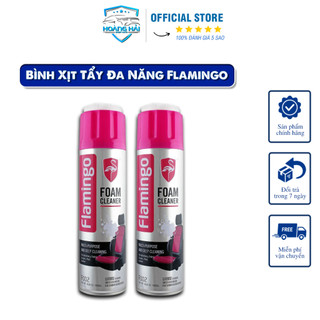 Xịt vệ sinh máy lạnh ô tô - xịt vệ sinh điều hòa dạng bọt flamingo f020 giúp khử mùi