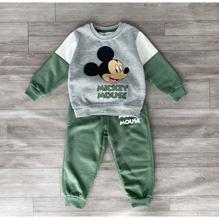Bộ nỉ Micky tay rêu bé trai