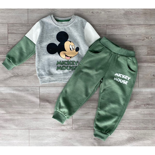 Bộ nỉ Micky tay rêu bé trai