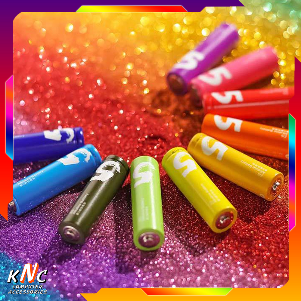 Pin Tiểu AA Số 5 Xiaomi Rainbow 1 Hộp 10 Viên Chính Hãng - Hàng Fullbox