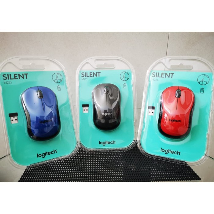 Chuột Logitech M221 Silent Plus Không dây Wireless - Bảo hành 3 năm