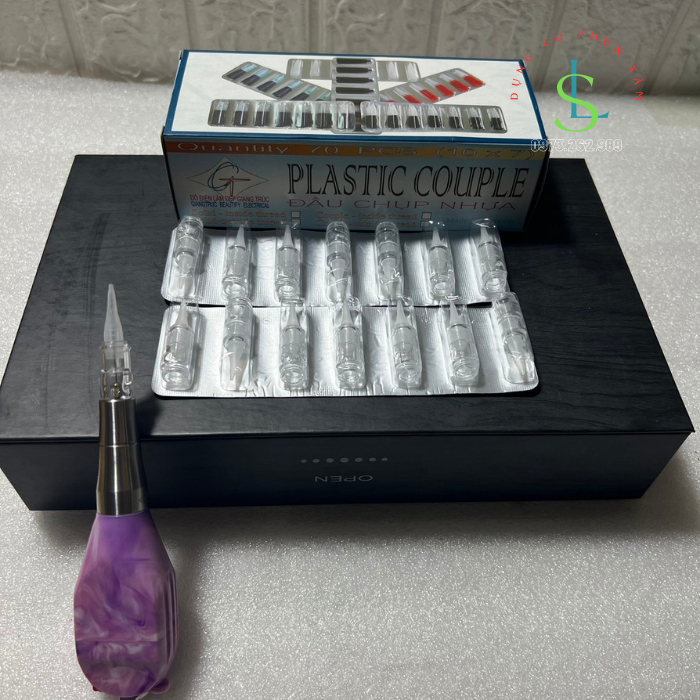 Đầu Gép kèm Ngòi Chụp Máy Thần Thánh+Máy Pro Sài Gòn, đầu ngòi máy xăm   / linhshop-hn