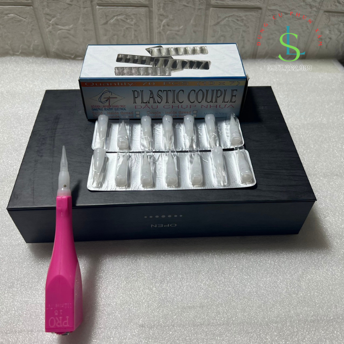 Đầu Gép kèm Ngòi Chụp Máy Thần Thánh+Máy Pro Sài Gòn, đầu ngòi máy xăm   / linhshop-hn