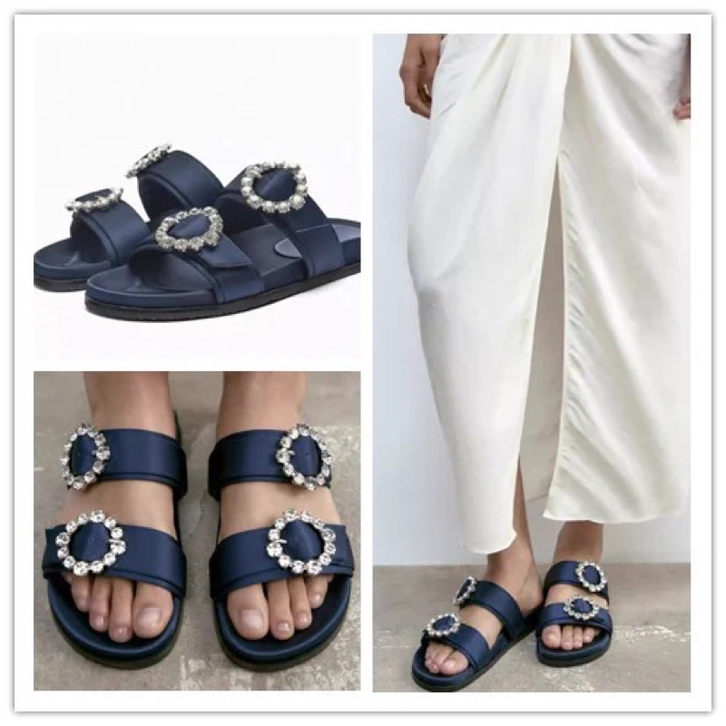 ORDER 🌸 ZR dép quai ngang khoen vuông